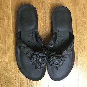 Coach Flip Flops Women’s sz7B